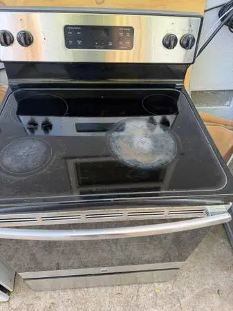Electric stove delivered