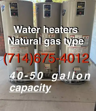 Water heaters / boilers