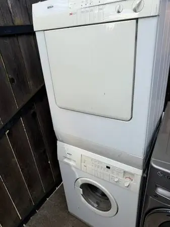 Bosch, washer and electric dryer delivered