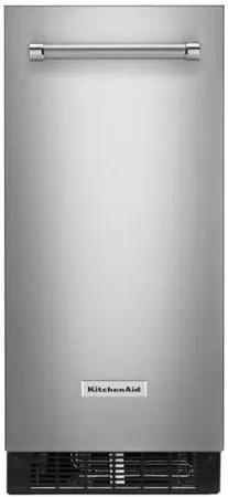 *Open Box* KitchenAid 15” Built-in Stainless Steel Ice Maker – Drain Pump
