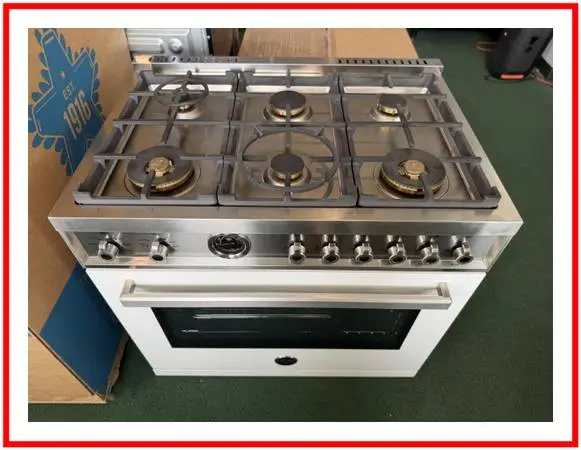 Bertazzoni – 36″ Professional Series range Gas oven Natursl Gas-Wh