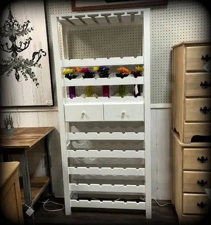 50% OFF REFURBISHED TALL BRIGHT AND BEAUTIFUL WINE RACK