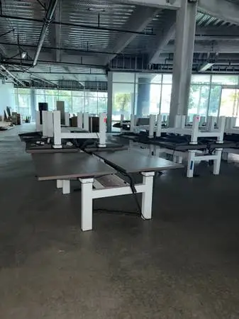 Two person back to back Sit Stands Electric Tables - 46x24