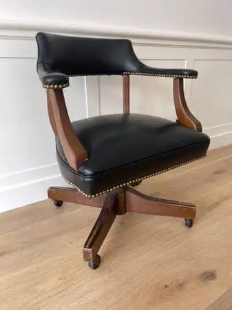 Vintage Victorian Office Swivel Chair