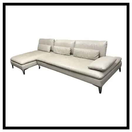 Sacha Lakic For Roche Bobois Scenario Leather Sectional Sofa