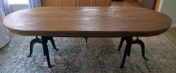 Very Large & Heavy Height-Adjustable Conference / Dining / Bar Table
