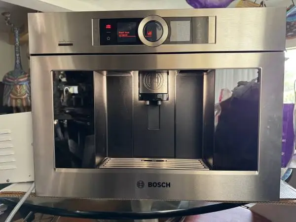 Bosch built in coffee machine