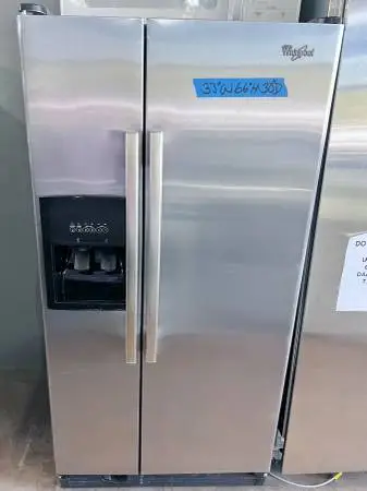 Whirlpool Side By Side Stainless Steel Refrigerator , ED2FHEXVS , 33