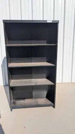 Metal Bookshelf with Adjustable Shelves