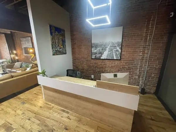 Large, Modern Reception Desk for Office