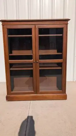 Glass Door Display Cabinet or Bookcase
