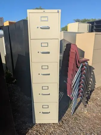HON 5 Drawer Vertical Filing Cabinet