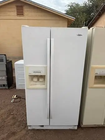 Whirlpool White Side By Side Refrigerator For Sale $100 Or Best Offer