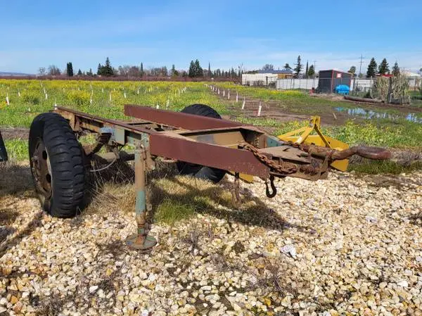 4x12 Army heavy duty Trailer - Rockwell axle