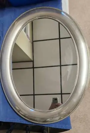 Pottery Barn oval mirror