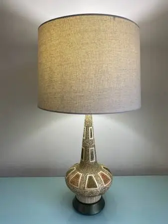 Quartite Creative  “Genie Bottle” Ceramic Table Lamp, 1960 — MCM 1960