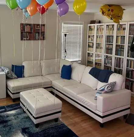 Betson 103.5” Wide Sofa & Chaise with Ottoman