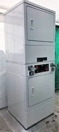 Speed Queen Coin Operated stackable double dryer unit !