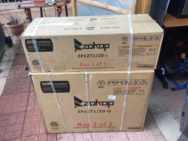 Mini-split 12000 BTU 120volt. A/c - heat