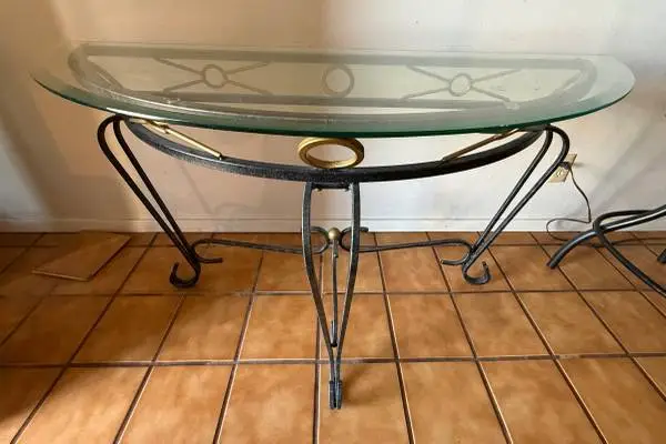 Glass End Table