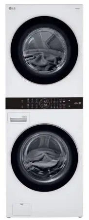 *Open Box* LG 27” Washer/Electric Dryer WashTower – White