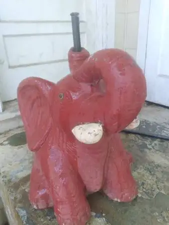 Roll Tide! Big Al Concrete Yard Sprinkler/Fountain