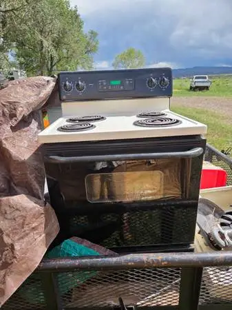 GE electric range