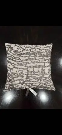 DONNA KAREN LUNA BEADED DECORATIVE PILLOW