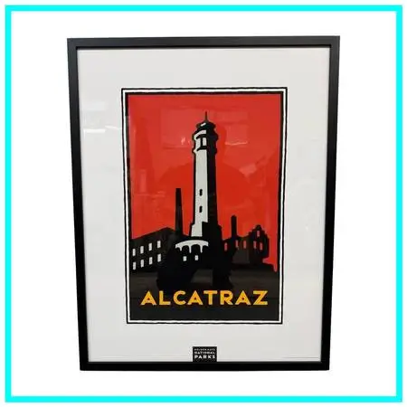 Alcatraz Golden Gate National Parks Framed Print