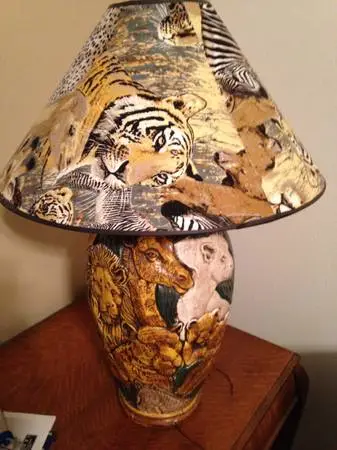 African Safari Lamp