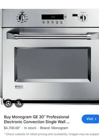 GE MONOGRAM MICROWAVE AND OVEN