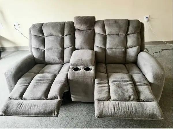 Reclining Loveseat With Storage Usb Ports & Cup Holders