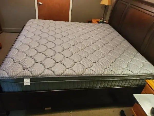 Standard king mattress 2 months old