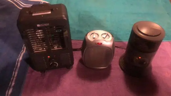 Electric Space Heaters (3 for $50)