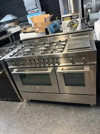 Stainless Steel Bertazzoni Stove 48 Inch
