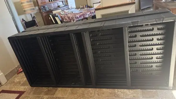 Sleep#CA King Foundation Base,  Metal Bed Frame, Fabric Cover