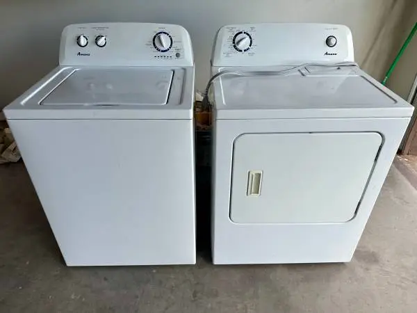 Amana washer and dryer