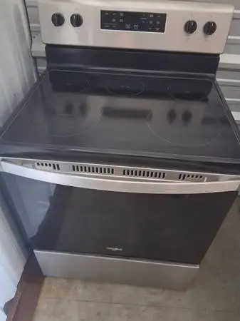Whirlpool smooth top range
