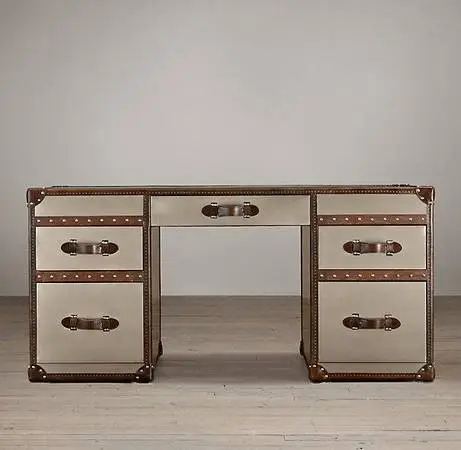 Restoration hardware Trunk Desk + Chair