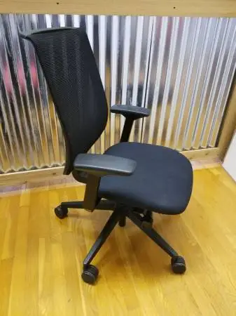 Steelcase Reply Task Chair. 3 available. Mesh back. All black.