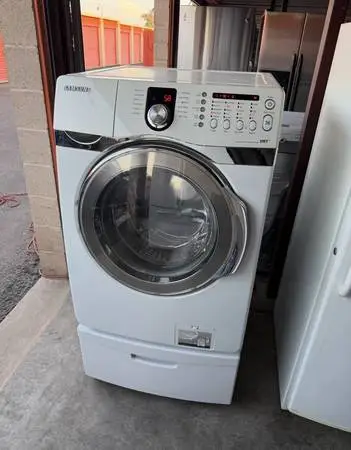 White Samsung Washer