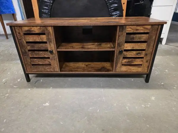 Modern Small Brown Rustic TV Stand