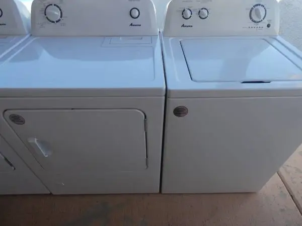 AMANA WASHER/GAS DRYER 90 day warranty some delivery