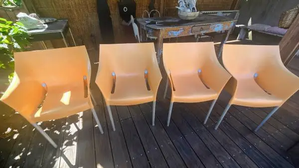 1990s Vintage Dr. No Kartell Philippe Starck Designer Chairs