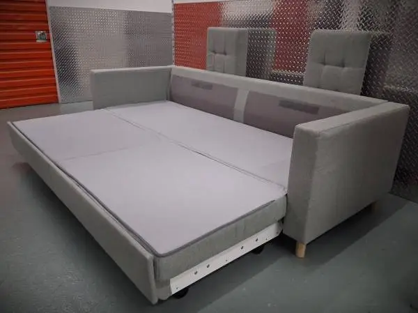 Ikea Morabo sofa bed sleeper couch storage drawer queen size mattress