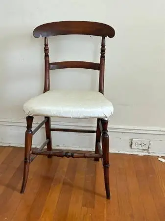 Vintage Upholstered Side Chair