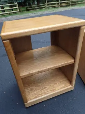 Oak 3 Shelf Cabinet/Printer Stand