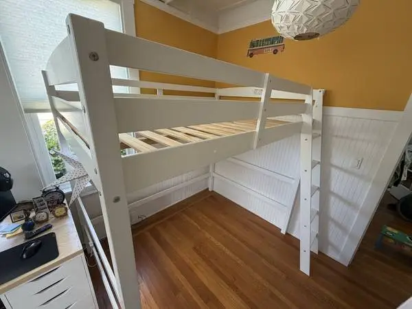 Full size Wayfair loft bed for sale - great for teens