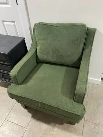 Accent chair and side table