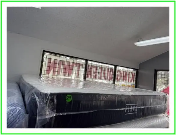 KING SIZE PLANK FIRM LUXE HYBRID MATTRESS & BOX SPRINGS BED SET